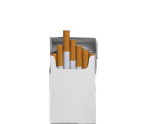 Cigarette Pack Case Plain Packaging A Of - Blank Cigarette Boxes Clipart (600x629), Png Download