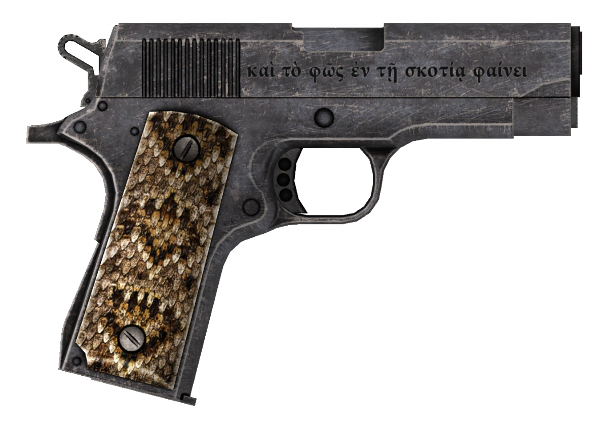 A Light Shining In Darkness - Fallout New Vegas Honest Hearts Gun Clipart (1200x844), Png Download