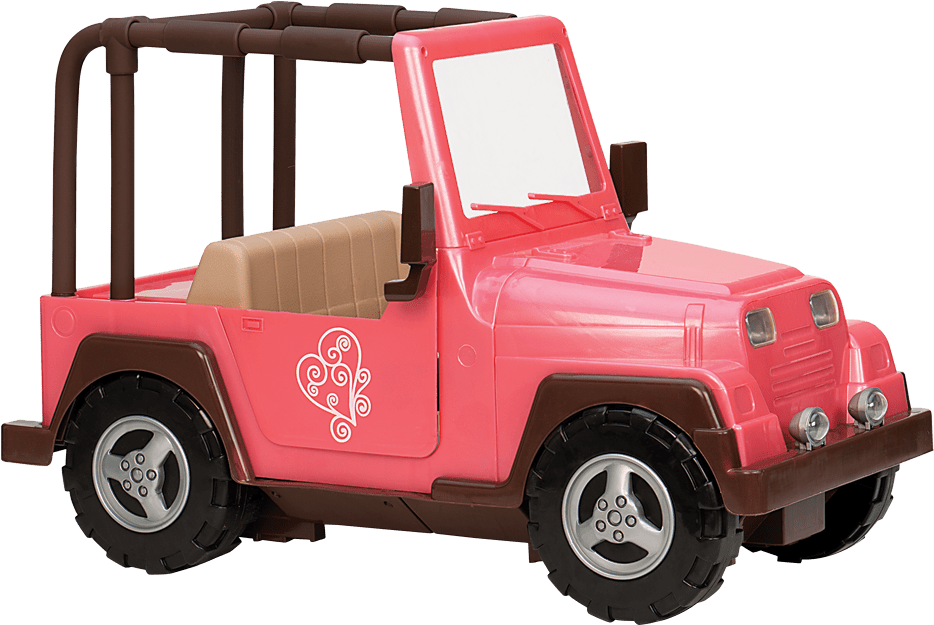 My Way And Highways 4×4 Metallic Pink - Our Generation Doll Jeep Clipart (1050x1050), Png Download