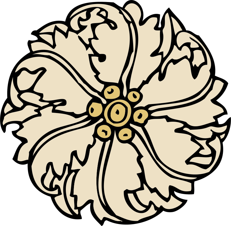 Rosette - Rosette Clip Art - Png Download (800x782), Png Download