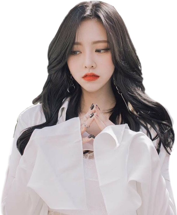 Koreangirl Sticker - Korean Girl Png Clipart (607x736), Png Download
