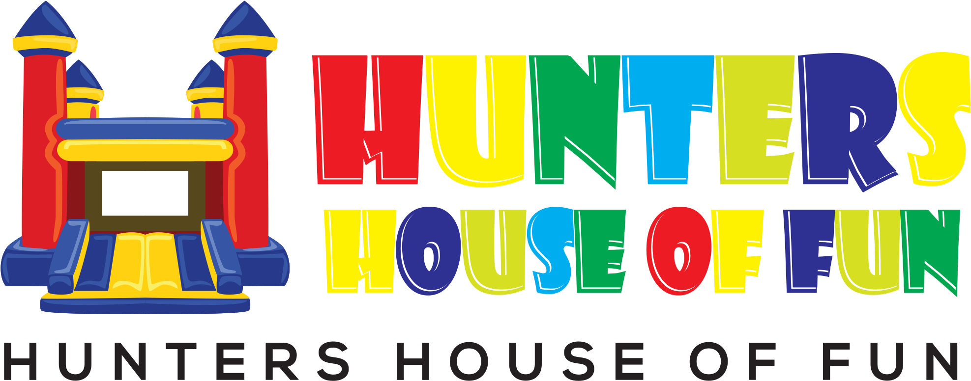 Hunters House Of Fun - Graphic Design Clipart (2560x1579), Png Download