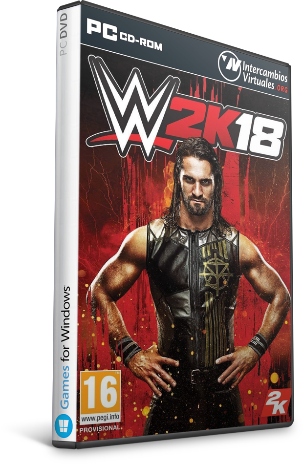 Wwe - 2k18-codex - - Nintendo Switch 2k18 Wwe Clipart (620x950), Png Download