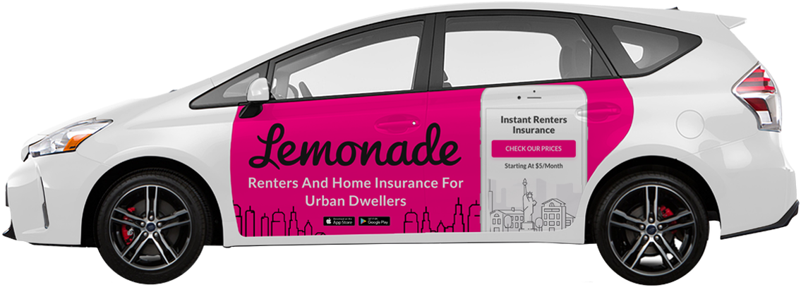 How Much Can I Make - App Advertisement On Cars Clipart (1135x407), Png Download