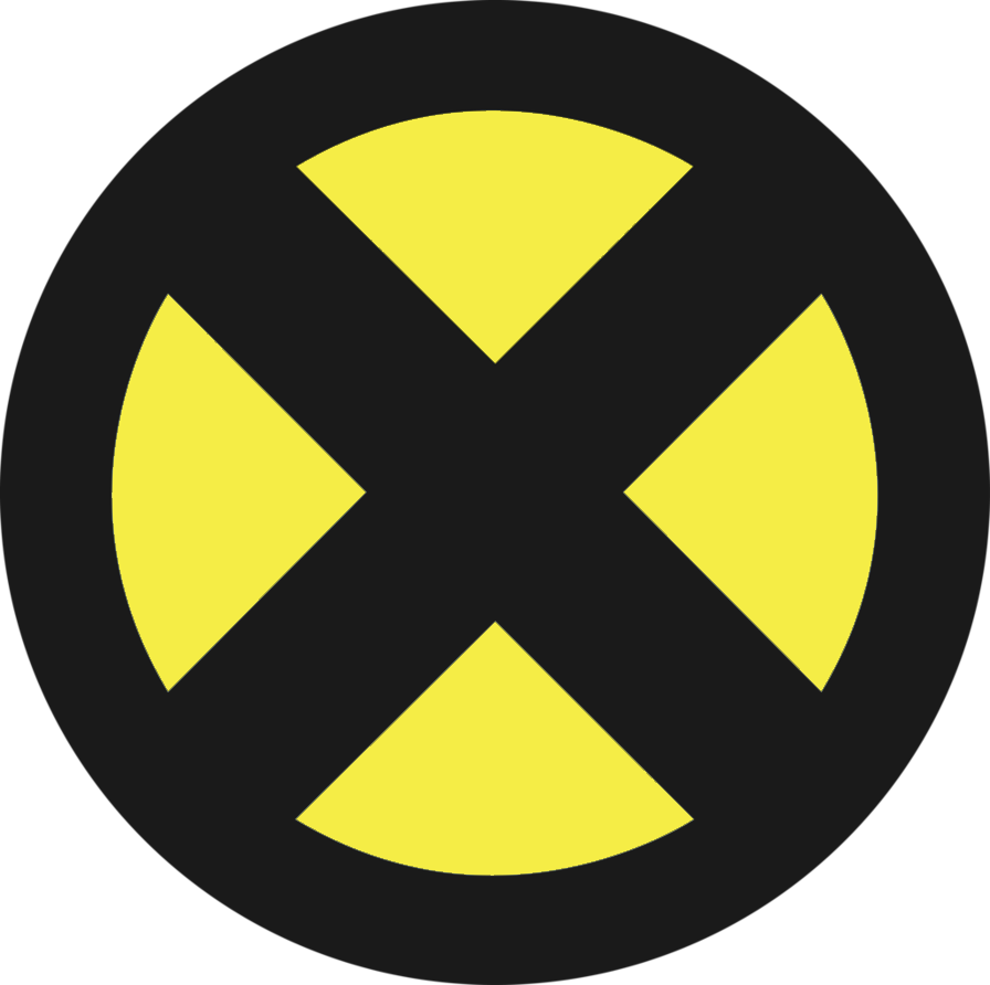 X Men Symbol Png - Original X Men Symbol Clipart (896x892), Png Download