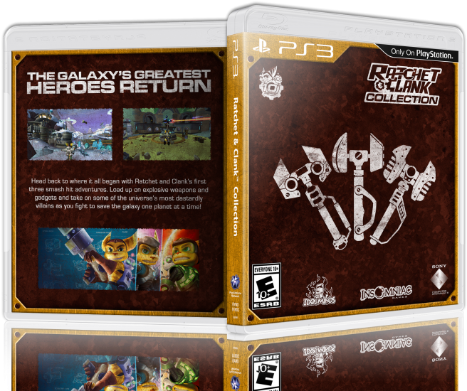 Ratchet & Clank Collection Box Art Cover - Ratchet E Clank Collectors Edition Clipart (700x551), Png Download