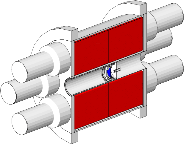 Cross-sectional View Of The Detector Geometry - Nipple Clipart (731x484), Png Download