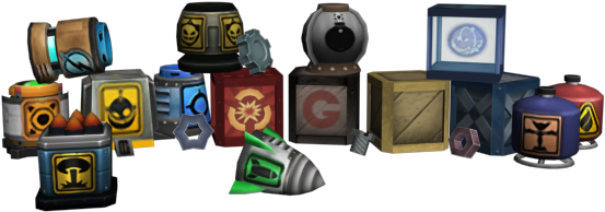 Ratchet And Clank Png - Ratchet And Clank Crates Clipart (750x650), Png Download