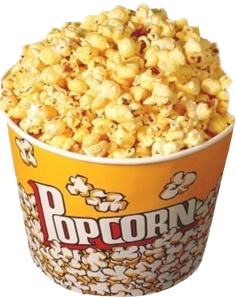#pngs #foodpngs #meituspngs #food #popcorn #stickers - Movie Popcorn Clipart (767x966), Png Download