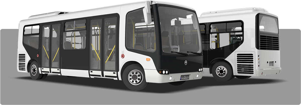 Ecological Solution For Modern City Transportation - Airport Bus Clipart (1200x419), Png Download