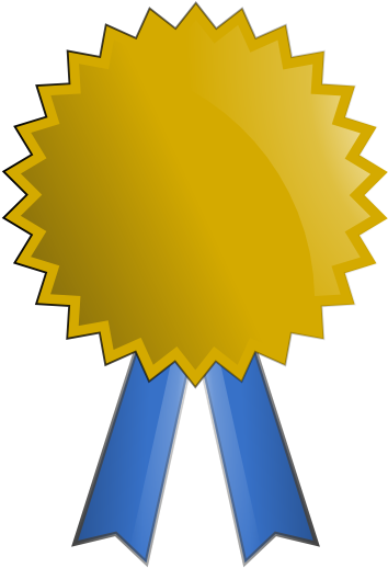 1st Place Award Ribbon Clipart Free Clipart Images - Award Clipart - Png Download (555x555), Png Download