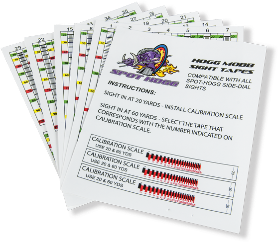 Sight Tapes - Spot-hogg Clipart (600x600), Png Download