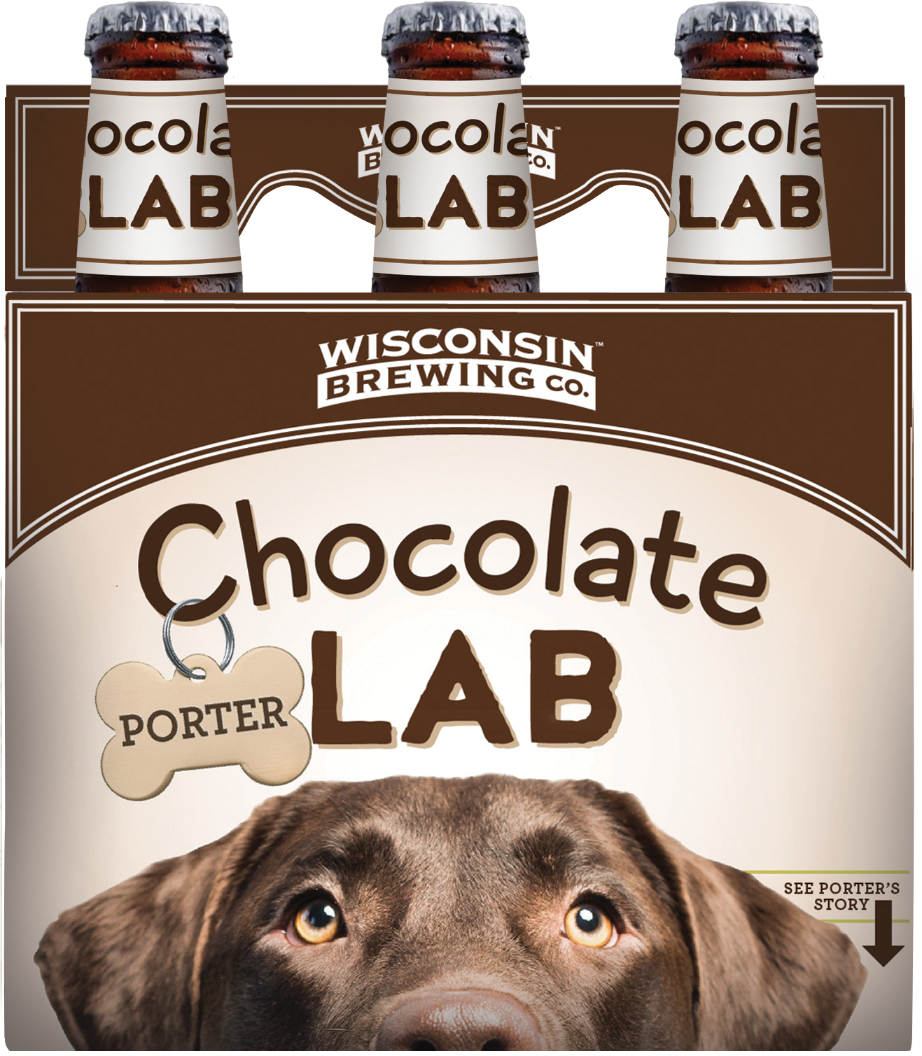 We Think You'll Agree, This Is A Beer Worth Fetching - Chocolate Lab Beer Clipart (1316x1528), Png Download