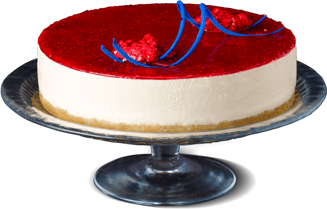 Raspberry Cheese Cake - Sugar Cake Clipart (1200x1200), Png Download