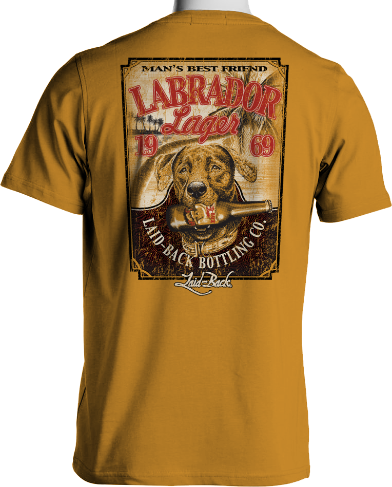 Labrador Lager Men's Chill T Shirt - Float Plane T Shirt Clipart (764x948), Png Download