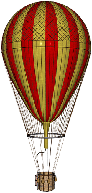 Balão Em Png - Balão Vintage Png Clipart (900x664), Png Download