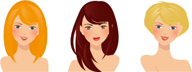 Girls Vector Png - Girl Beauty Vector Png Clipart (1200x628), Png Download