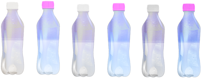 Vector Drawing Color Graphics Illustration Bottle - Plastic Bottle Clipart (960x398), Png Download