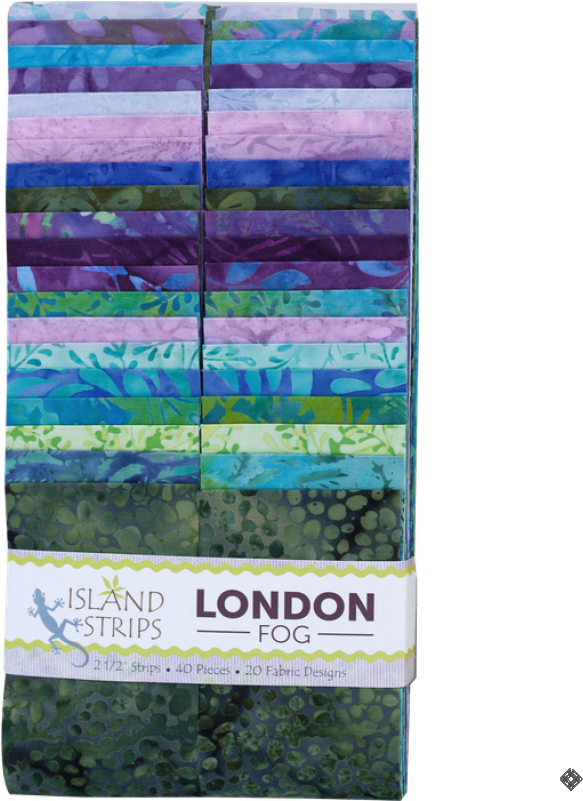 London Fog Batik Strip Pack - Island Batik Clipart (800x800), Png Download