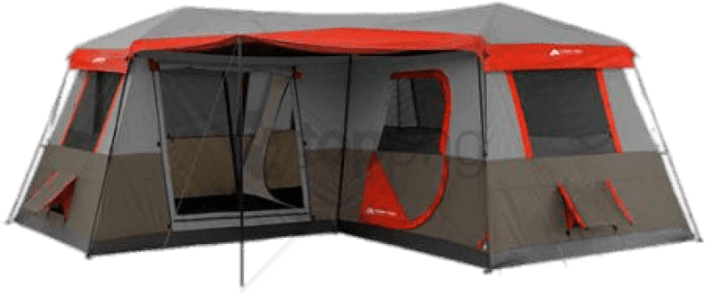 Free Png 12 Person Camping Tent Png Images Transparent - Ozark Trail Clipart (850x443), Png Download