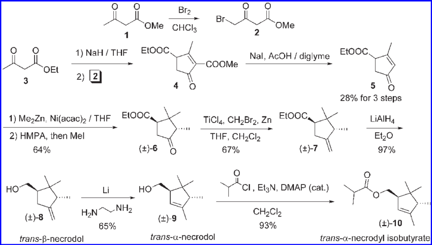 Synthesis Of Racemic Grape Mealybug Pheromone - Pheromone Synthesis Clipart (850x482), Png Download
