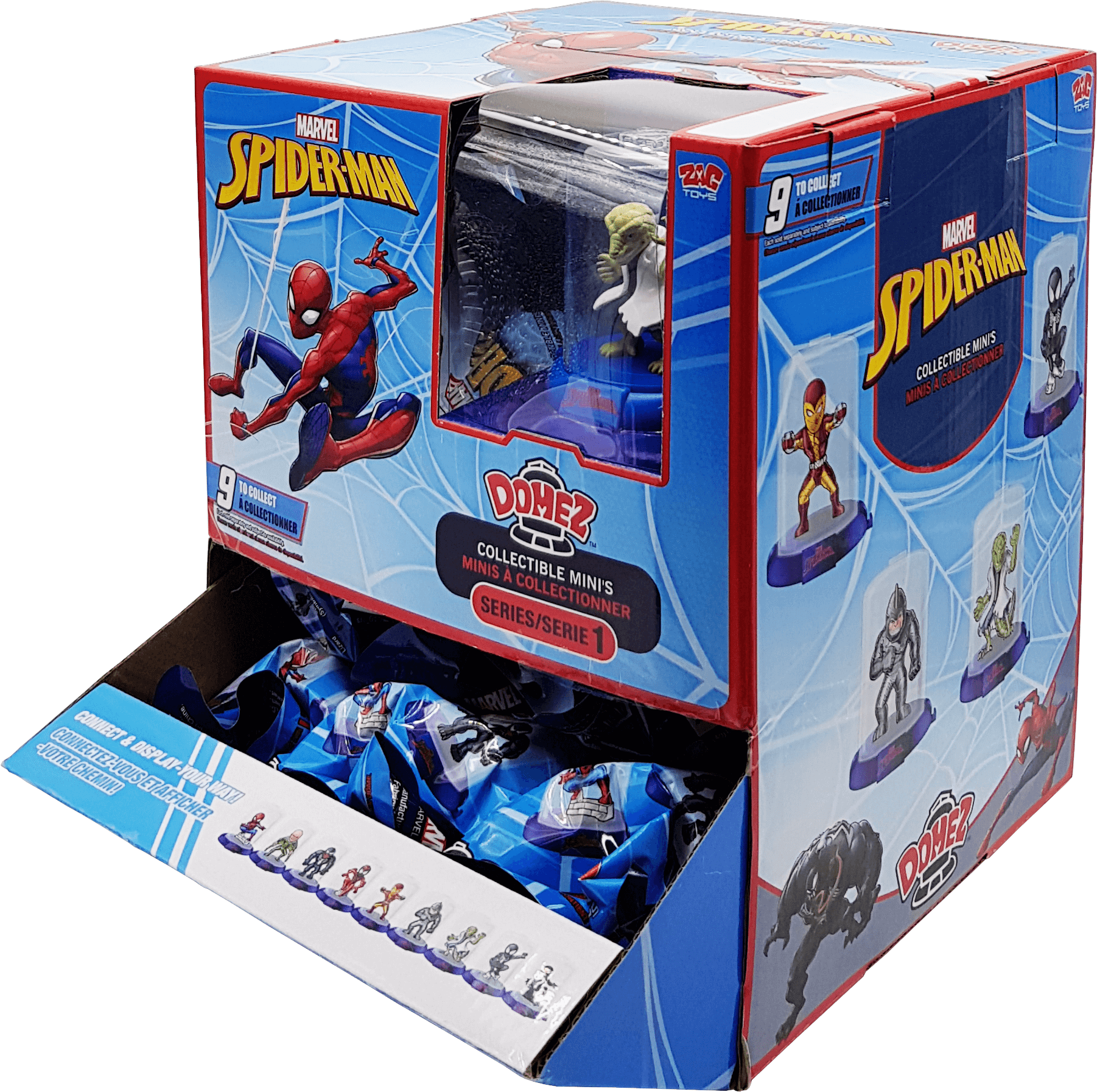 Domez Marvel Spider-man Classic Series - Action Figure Clipart (2064x2008), Png Download