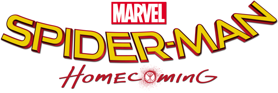 Marvel Spider-man Homecoming Movie Trading Cards Cards - Spiderman Homecoming Logo Png Clipart (1024x433), Png Download