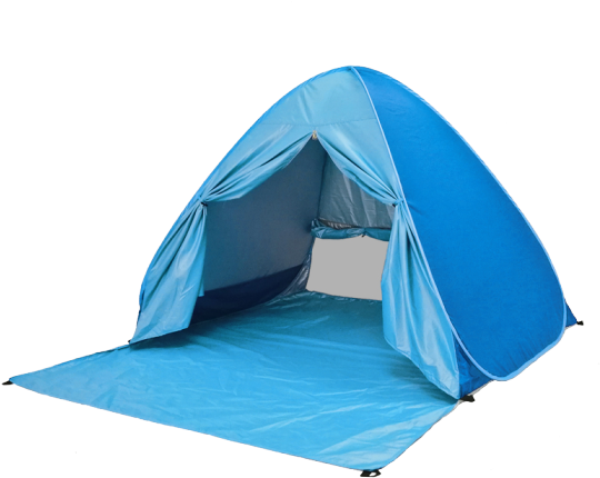 5 Person Outdoor Automatic Free Build Camping Beach - Pop Up Tent Clipart (560x560), Png Download