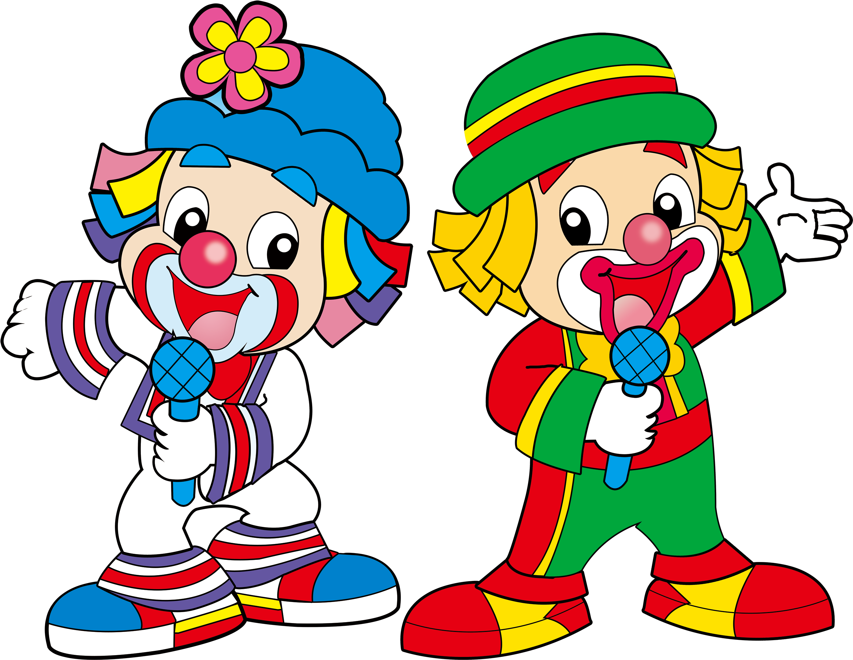 Cartoon Clown Png - Vetor Patati Patata Png Clipart (3000x3000), Png Download
