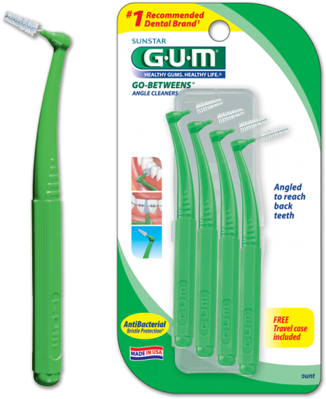 Brush Your Teeth - Gum Interdental Brush Clipart (600x600), Png Download