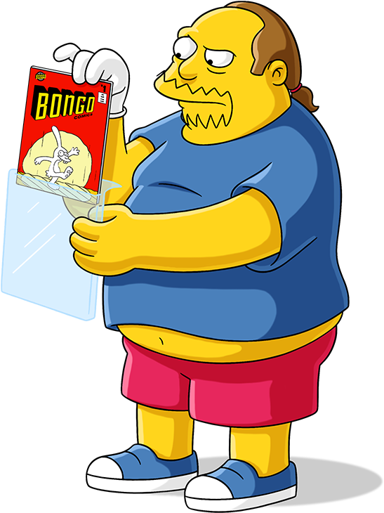 Looking Beyond Comic Con, It Seems As If Everyone Has - Simpsons Comic Book Guy Home Clipart (547x730), Png Download