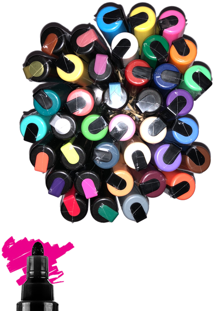 Uniball Posca Pc-5m Bundle - Posca Clipart (494x659), Png Download