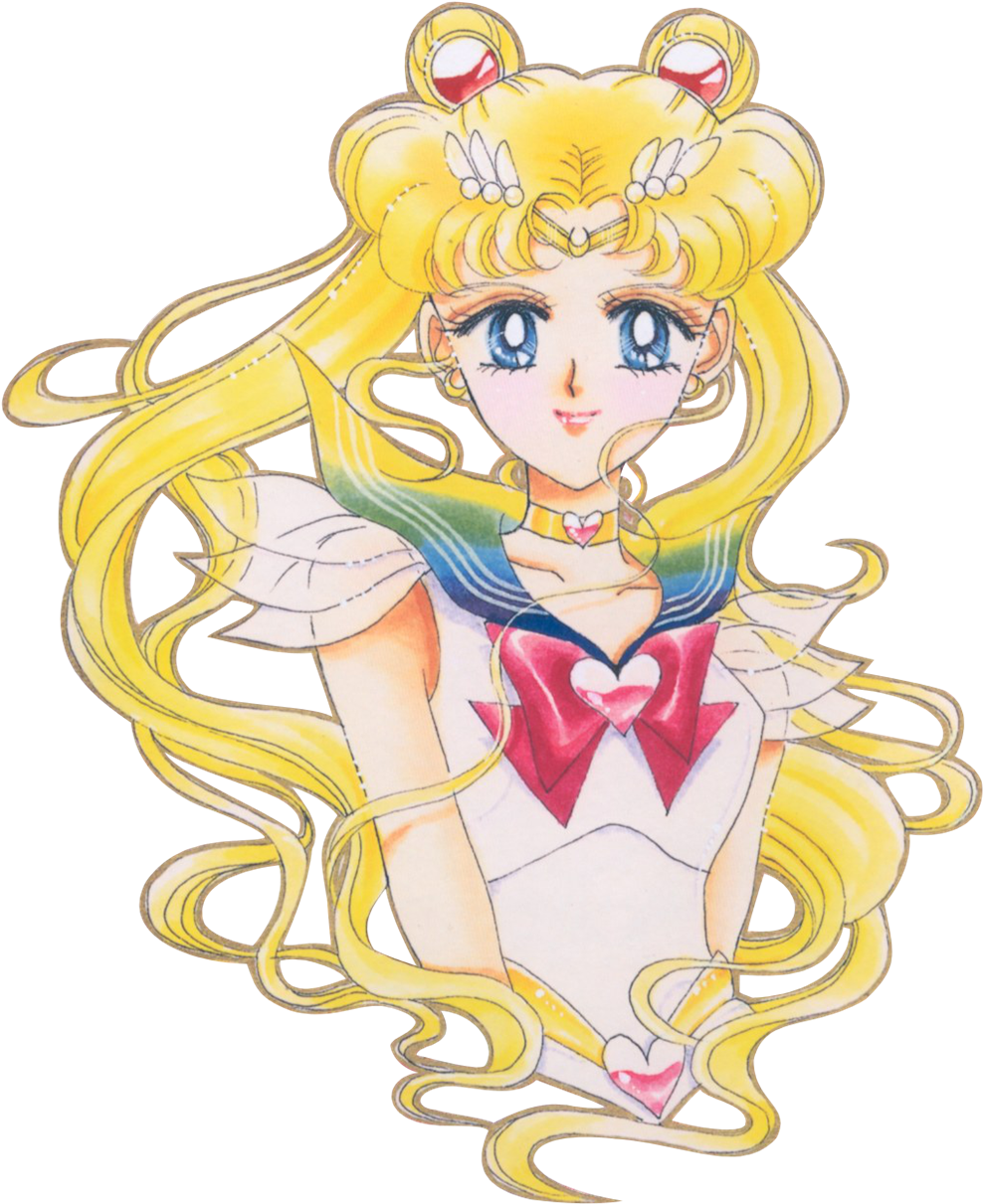 “ Naoko Takeuchi's Sailor Moon Artbook - Super Sailor Moon Artbook Clipart (1023x1280), Png Download