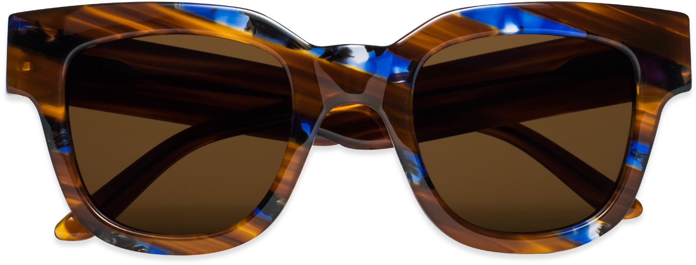 Brown Blue Swash - Still Life Photography Clipart (1536x675), Png Download