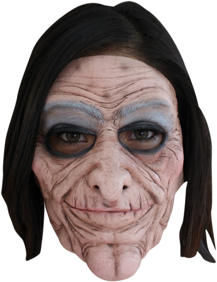 27411 - Scary Old Lady Face Clipart (600x600), Png Download