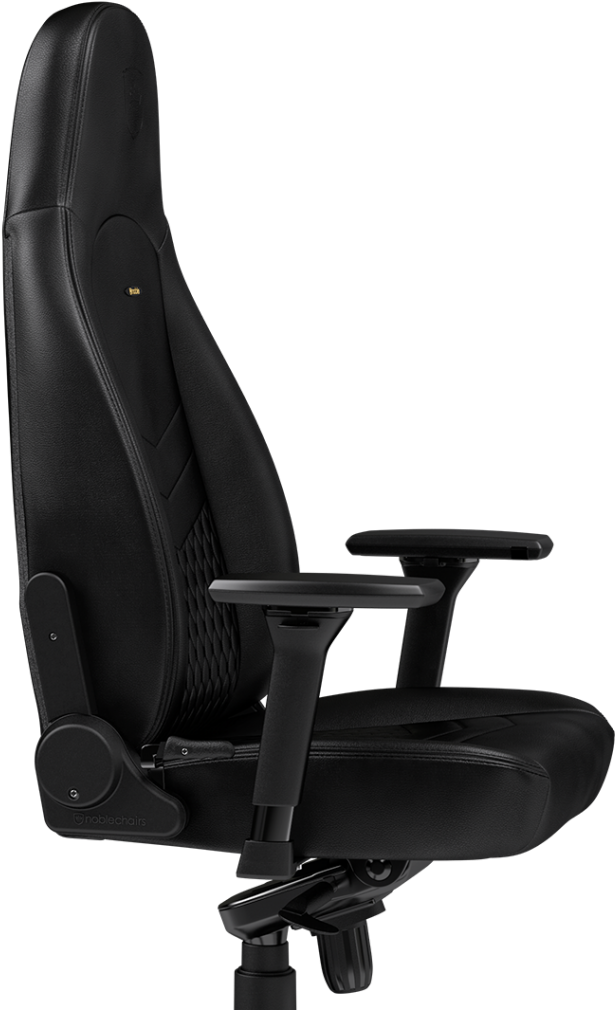 Icon Black Gold - Office Chair Clipart (660x1024), Png Download