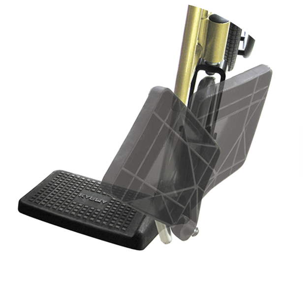 Swing Away Footplates - Handgun Holster Clipart (910x870), Png Download