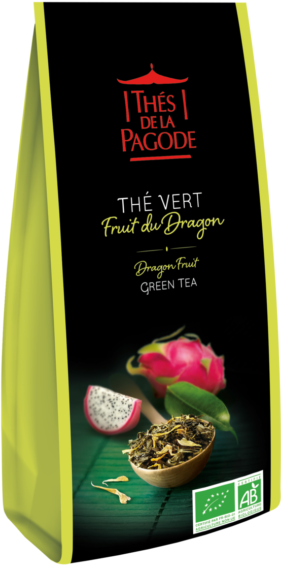 Dragon Fruit Png - Green Tea Clipart (554x1122), Png Download
