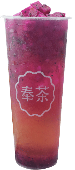 Bursting Dragon Fruit - Fizz Clipart (600x900), Png Download