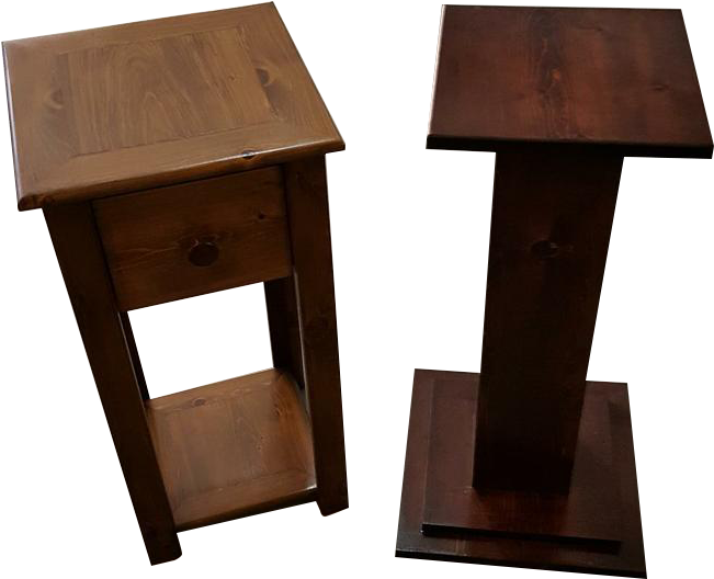 Desk Plant Png - End Table Clipart (651x528), Png Download
