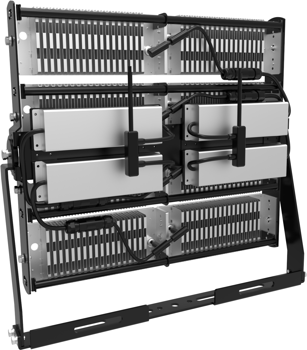 960w Led Stadium Flood Light 160lm/w Rotatabel Moudle - Machine Clipart (2000x2195), Png Download