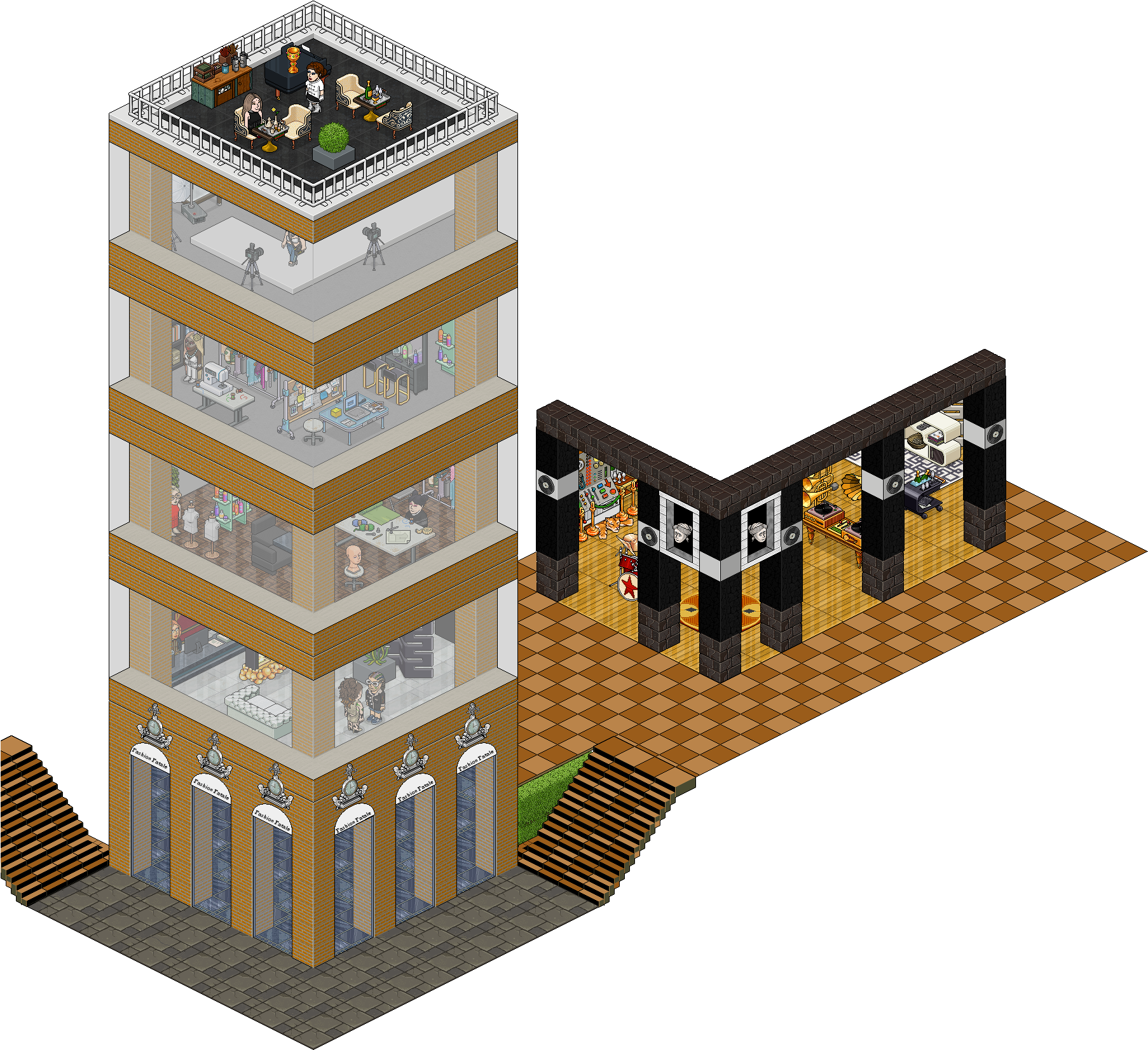 Edificio Ff Completo - House Clipart (2000x2000), Png Download