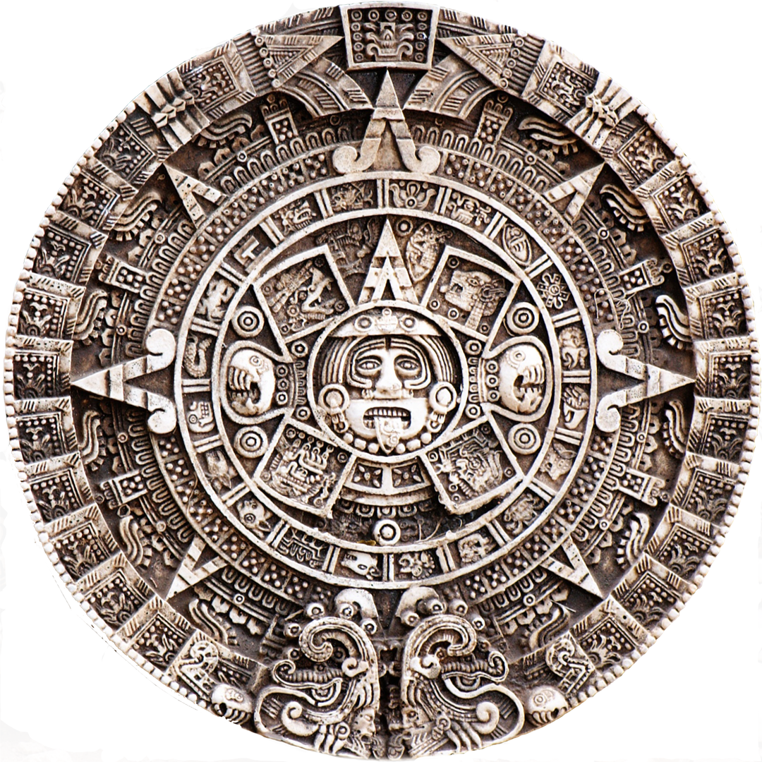 Mayan Calendar Logo Mayan - Printable Aztec Calendar Clipart (1080x1080), Png Download