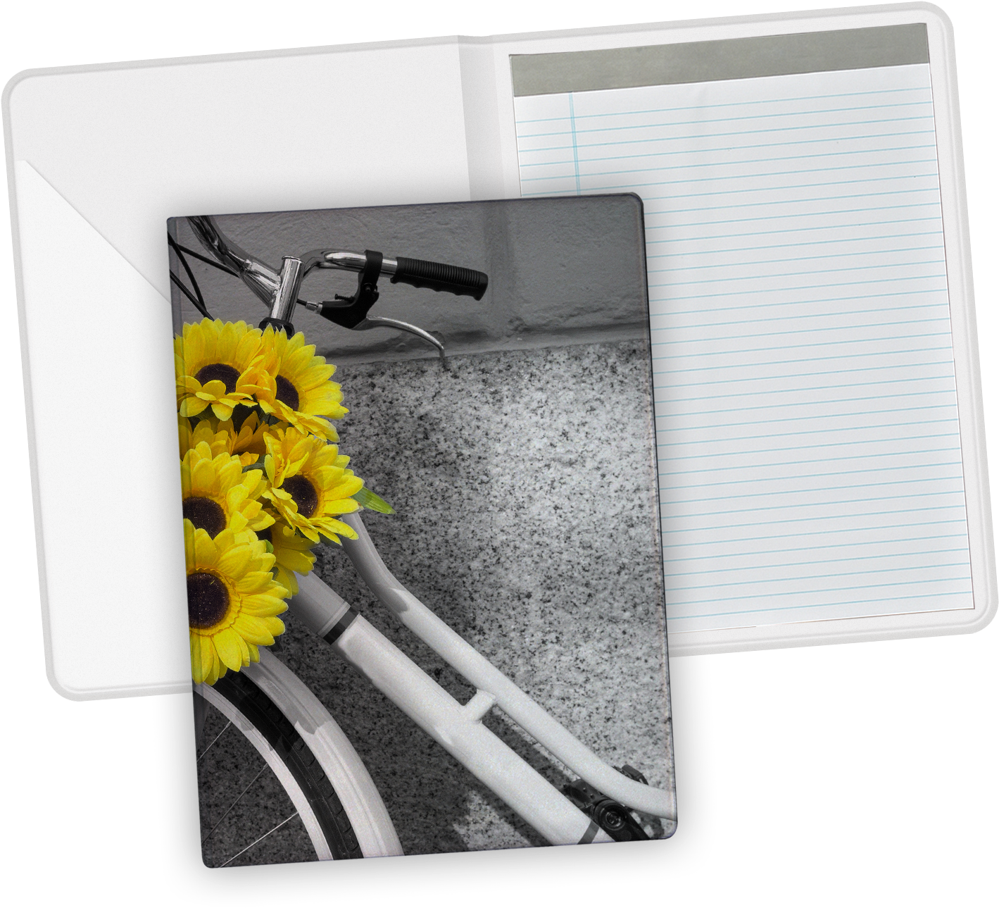 Desk Folder Daisy - Yellow Flowers Color Splash Clipart (1500x1391), Png Download