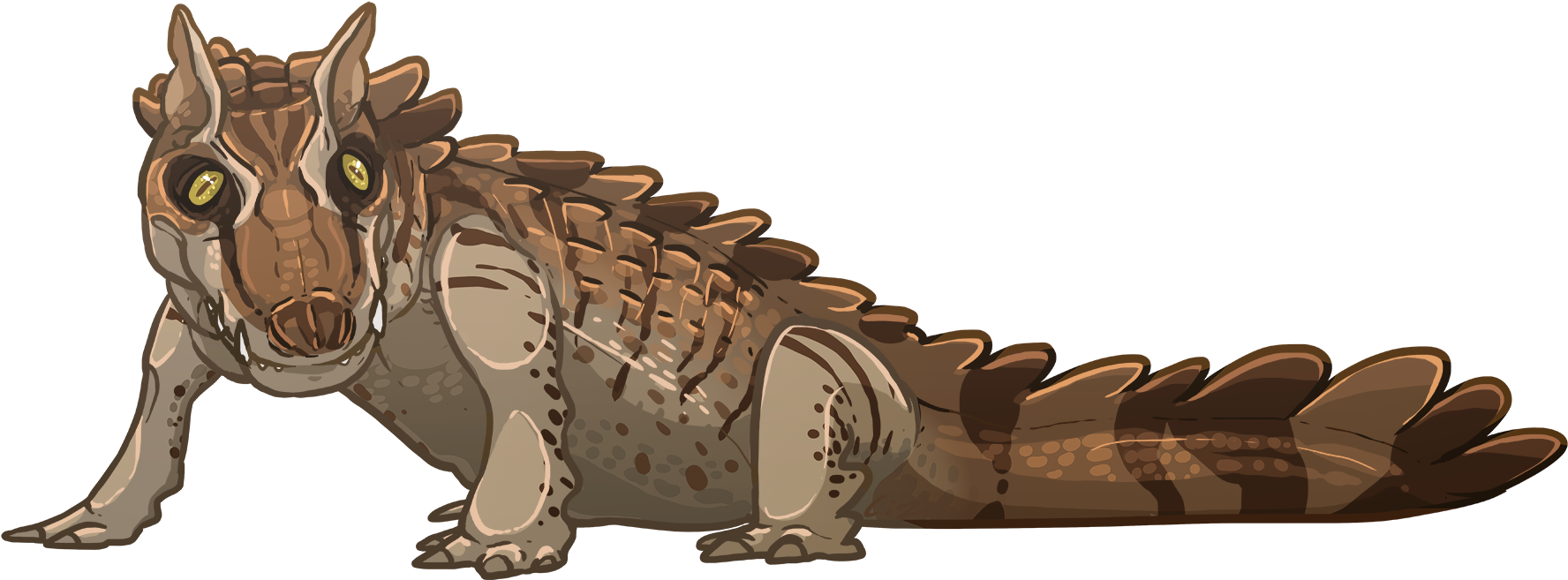 Png Freeuse Stock Crocodile Clipart Dinosaur - Dinosaur Simulator Dinosaurs Fan Art Transparent Png (2000x686), Png Download