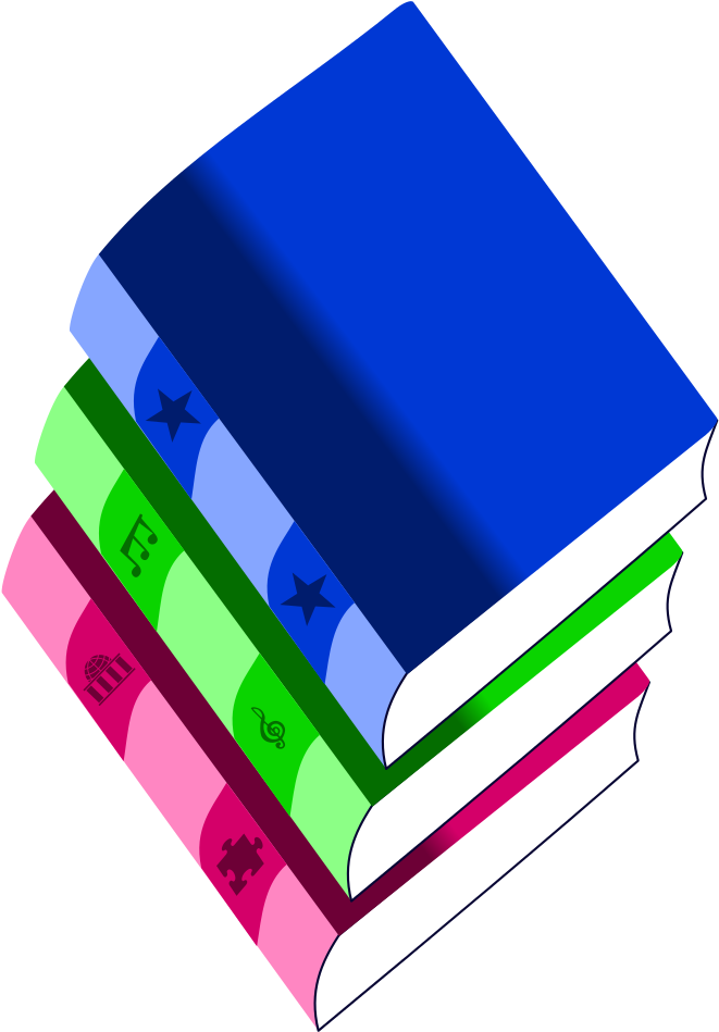 Wikibooks Stacked Books - Libro Con Fondo Transparente Clipart (1024x1024), Png Download