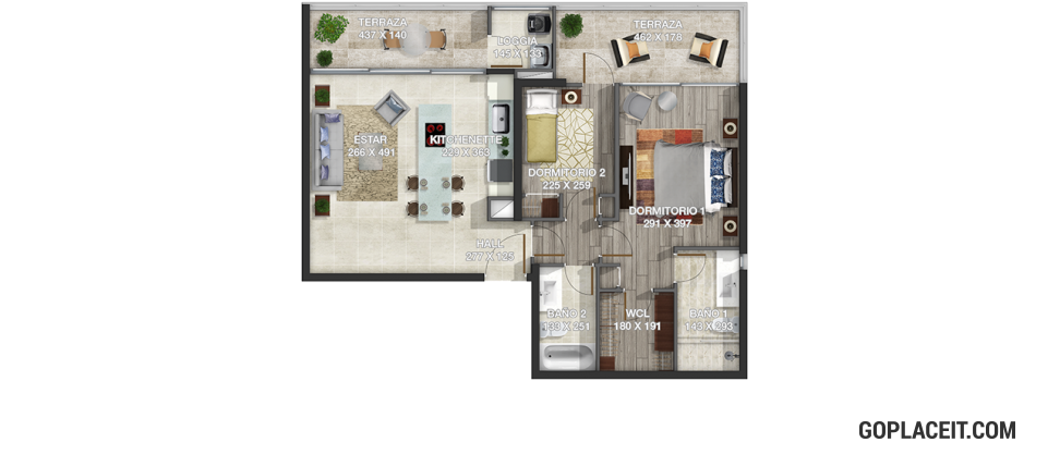 Modelos De Edificio Colón - Floor Plan Clipart (960x536), Png Download
