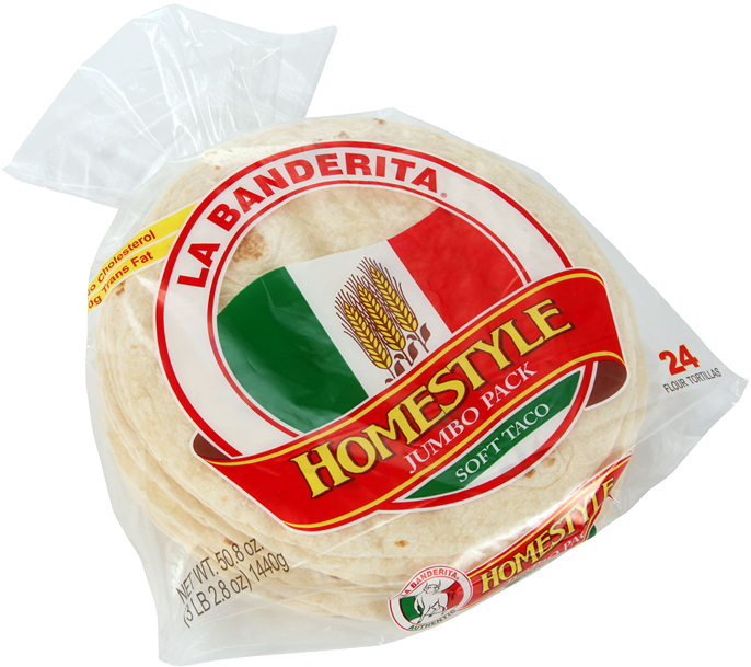 Homestyle Jumbo Pack - La Banderita Clipart (686x609), Png Download