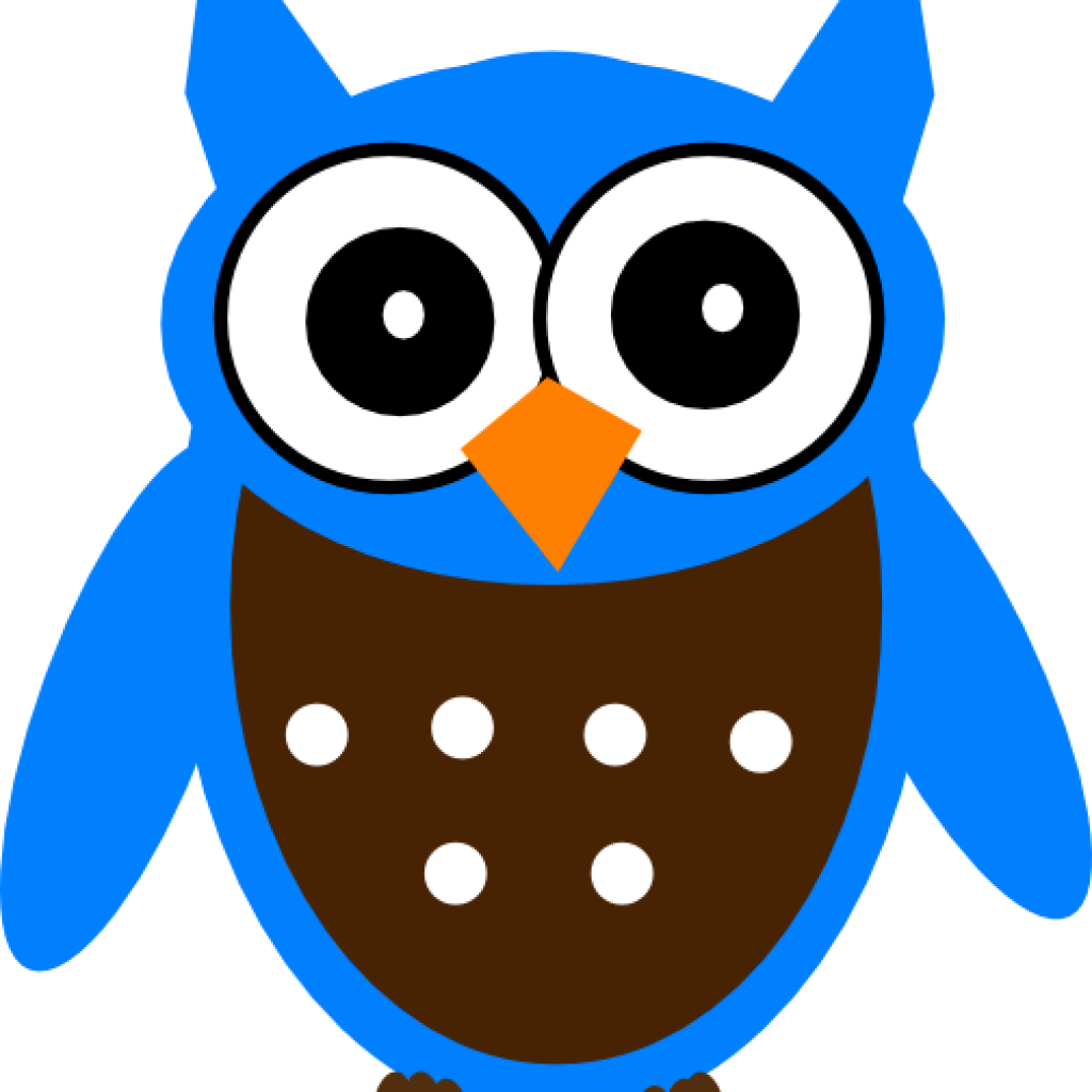 Blue Owl Clip Art Cute Blue Owl Clip Art At Clker Vector - Clip Art Green Owl - Png Download (1024x1024), Png Download