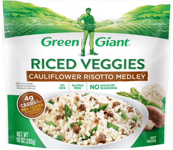 Our Products - Green Giant Riced Cauliflower Medley Clipart (600x600), Png Download